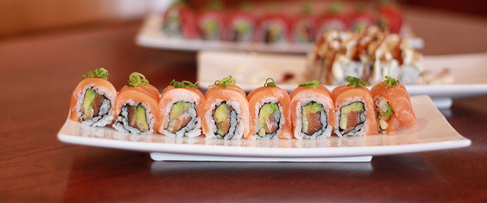 Fresh sushi at Sumo Japanese Steakhouse
